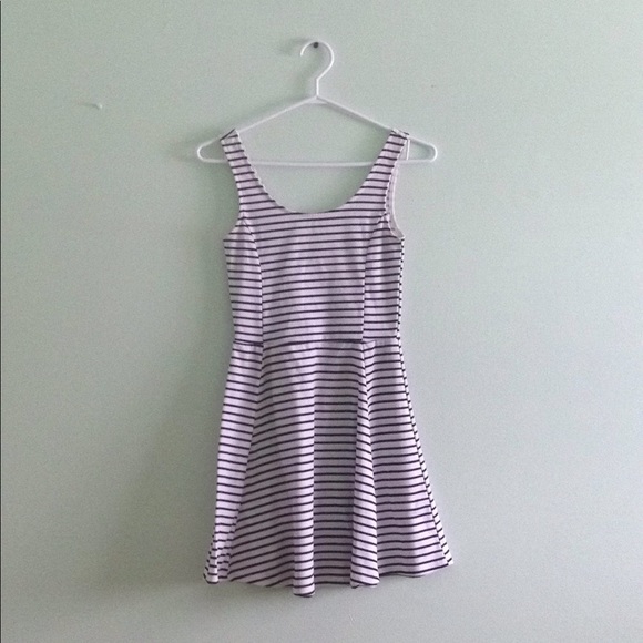 Black & White Striped Dress - Picture 1 of 2